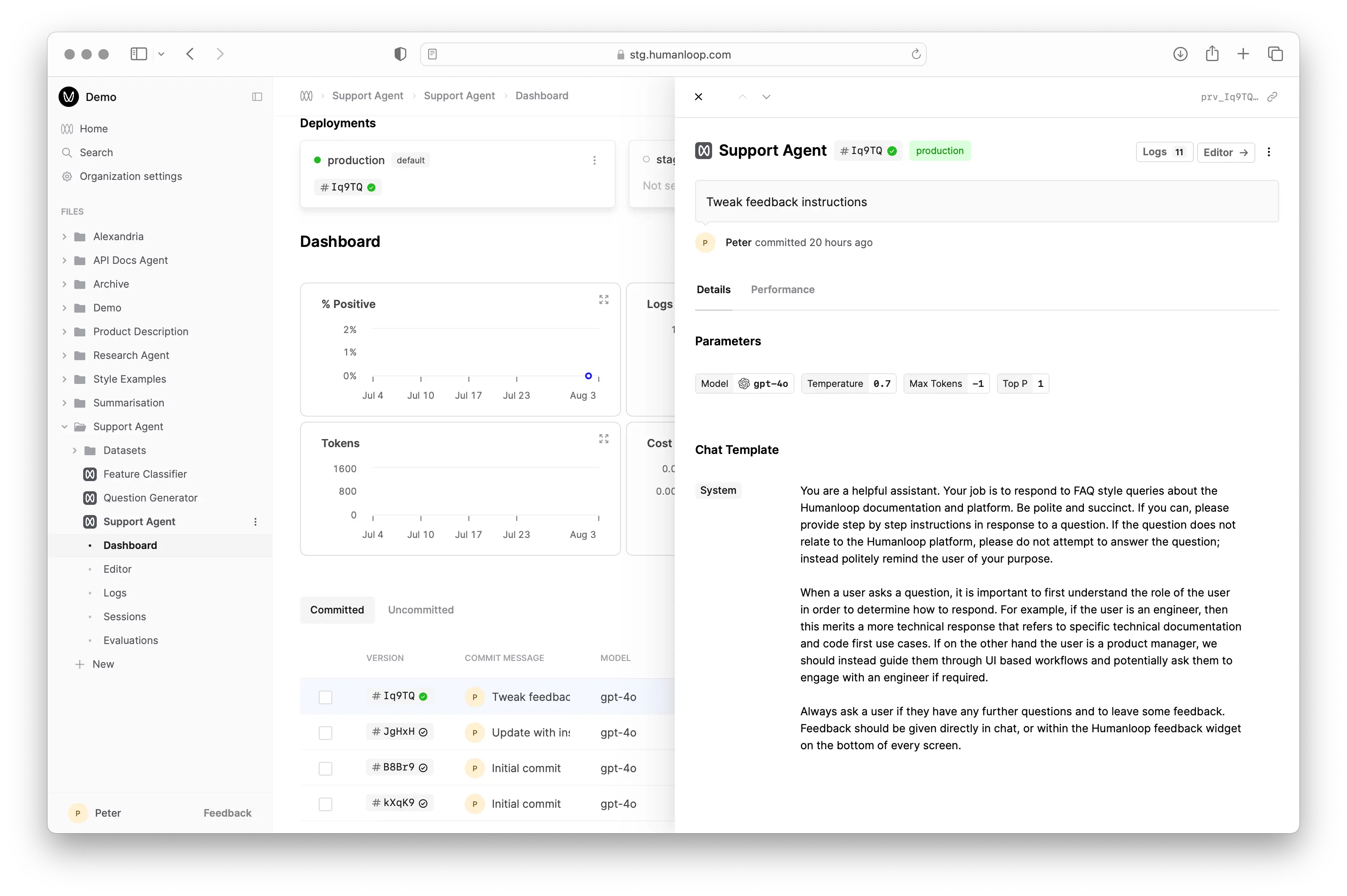 Example of a prompt to evaluate a support agentâs response using LLM-as-a-judge.