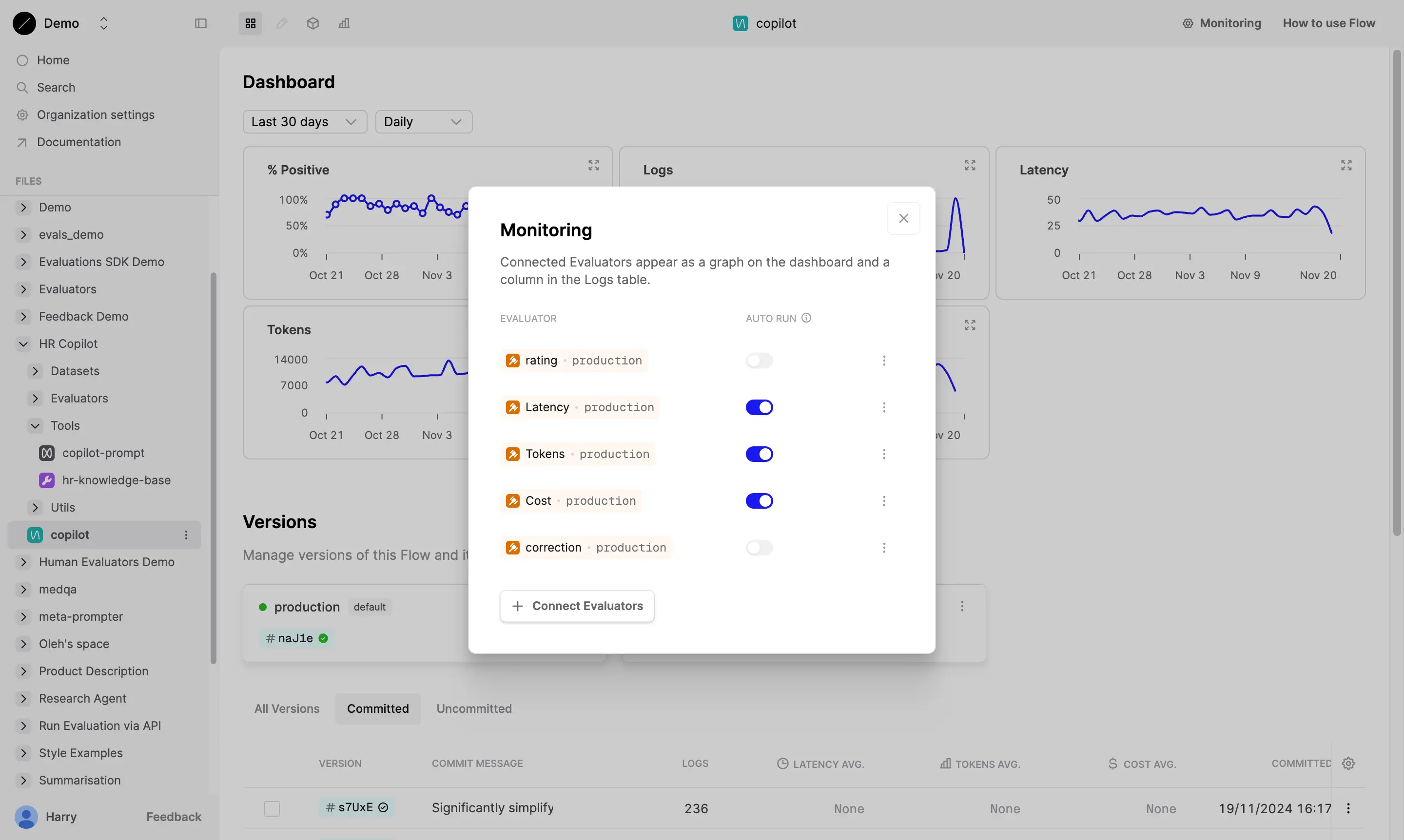 Setting up Monitoring on Humanloop